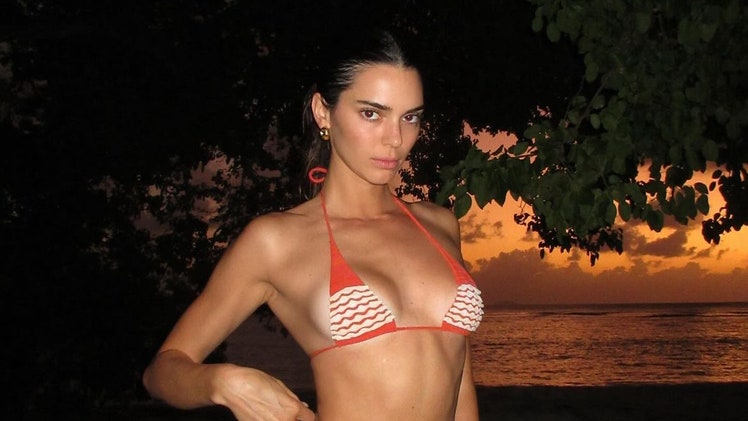 Kendall Jenner Distracts From Bad Bunny Reconciliation Rumors With Cheeky Thong Bikini Photos