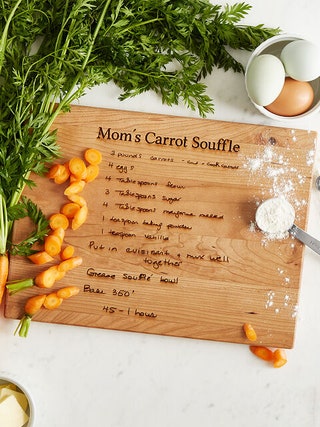 personalized family recipe board