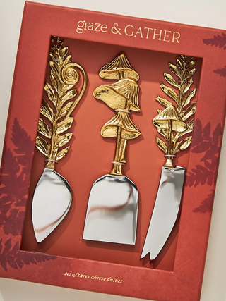 Anthropologie Sigrid Cheese Knives Set of 3