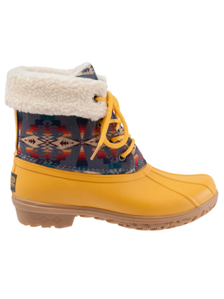 Pendleton Faux Shearling Duck Boots