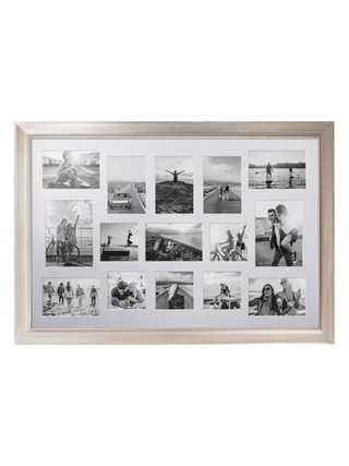 Shutterfly Mixed Photo Montage Deluxe Mat Framed Print
